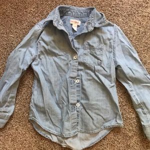 Cat & Jack chambray button down